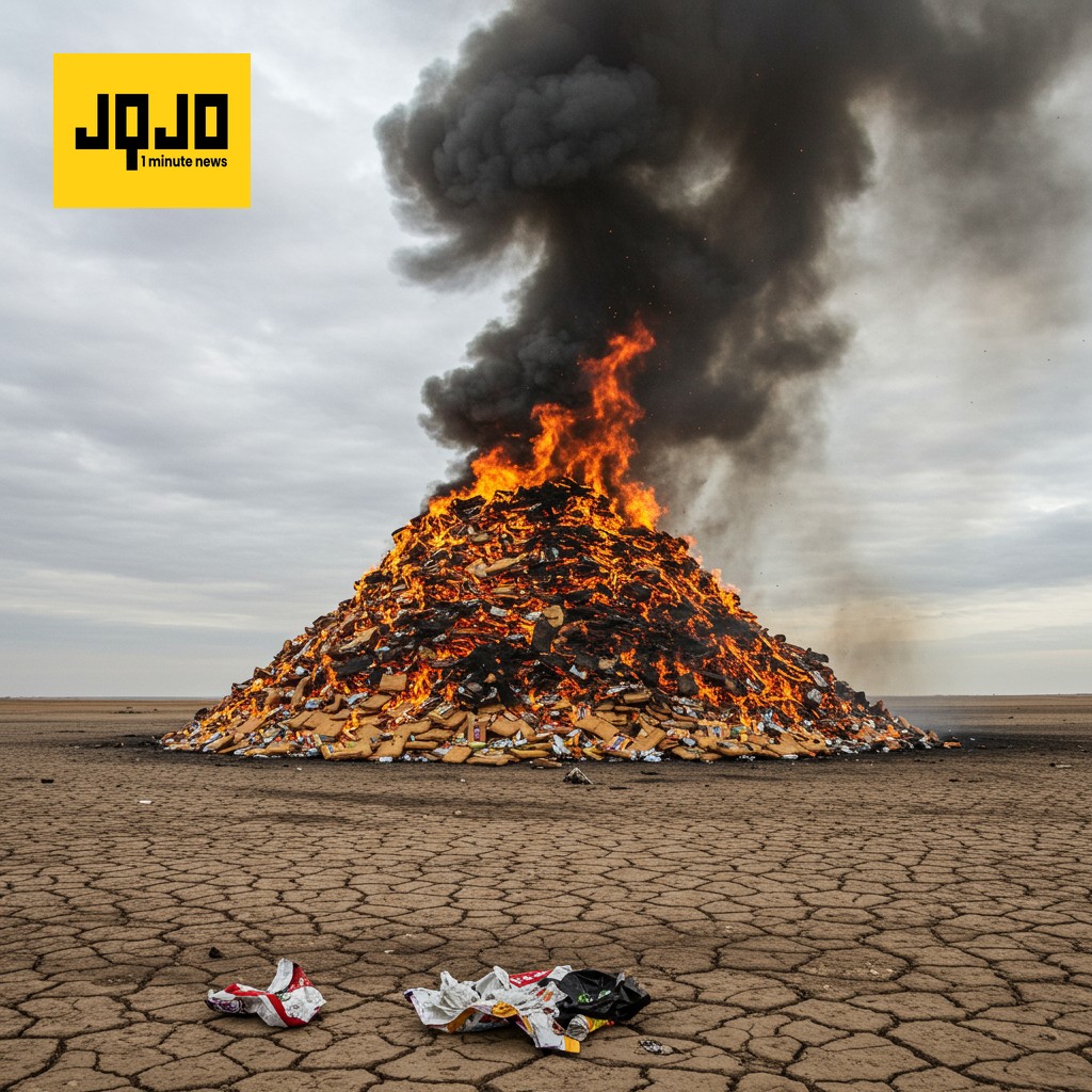US to Incinerate Millions of Dollars of Food Aid