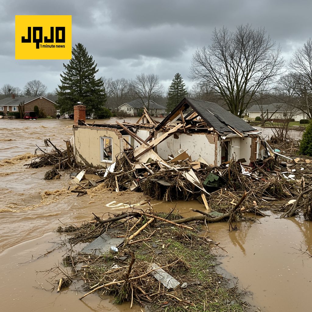 NJ Family Escapes Exploding Home After Flood Evacuation