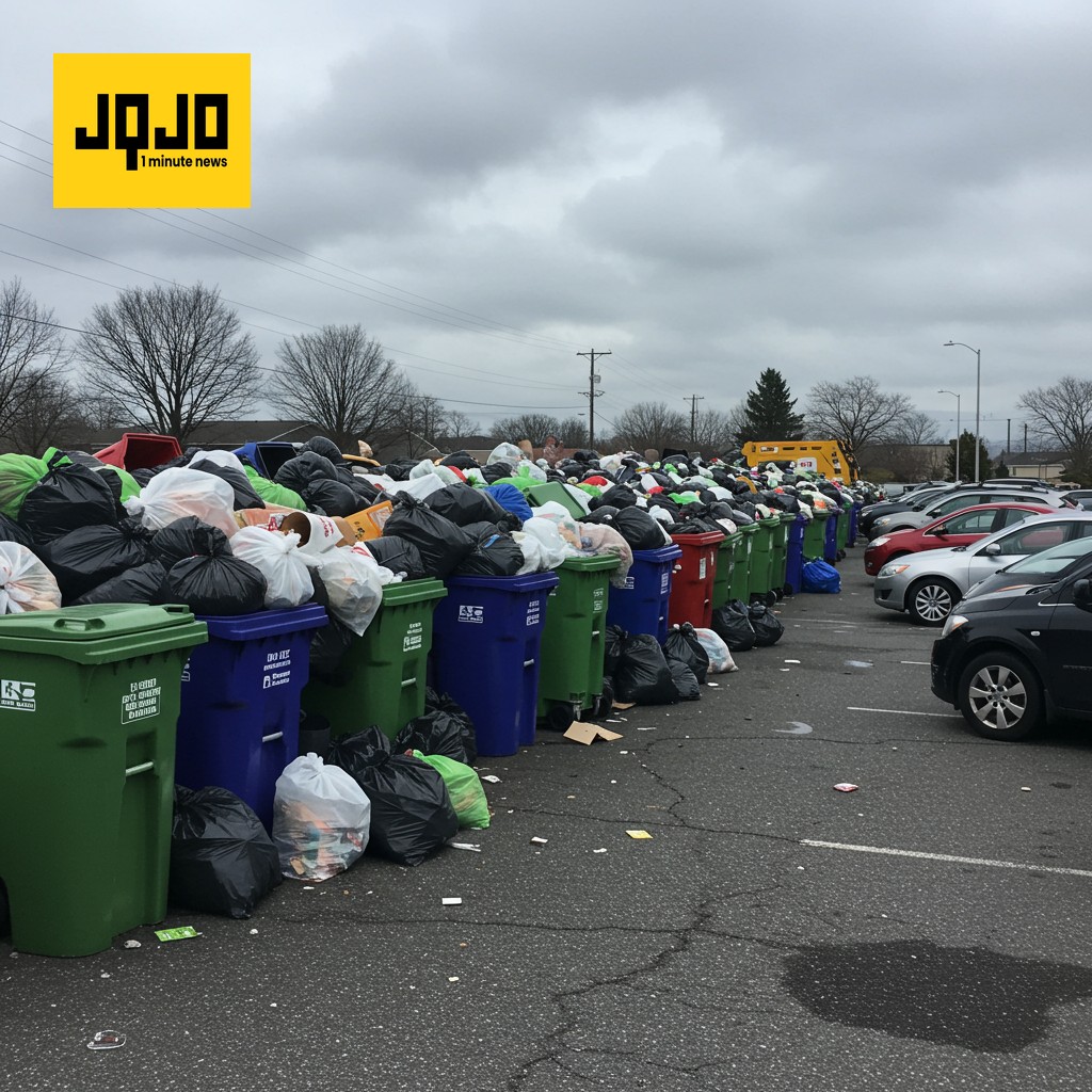 Garbage Strike Hits Bellevue; Republic Services Faces Union Dispute