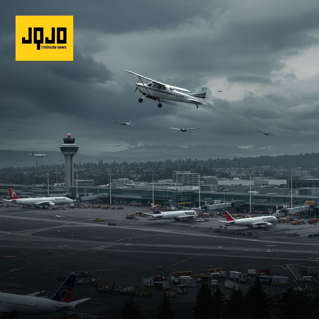 Stolen Plane Grounds Vancouver Airport