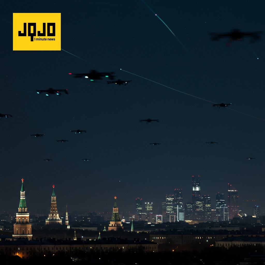 Ucrania lanza un ataque con drones a gran escala en Rusia