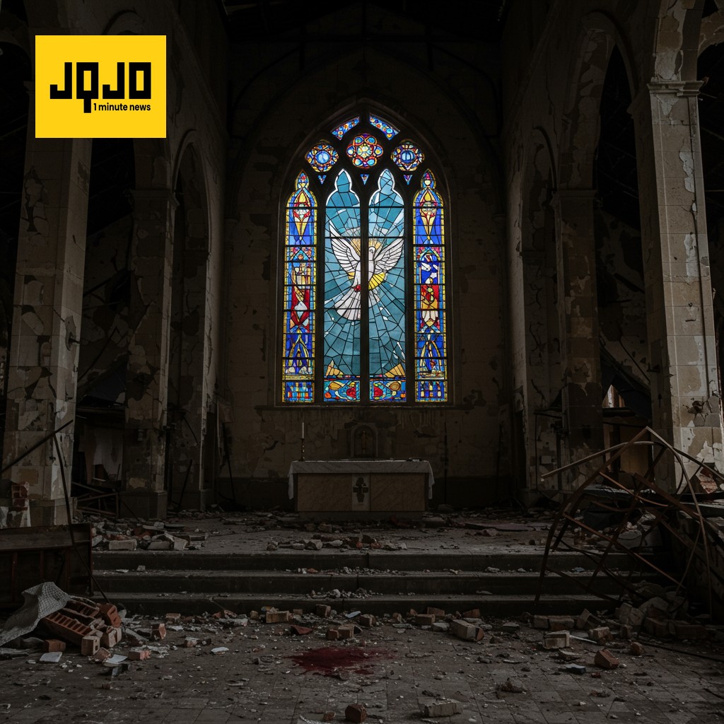 Ataque israelí a iglesia en Gaza deja tres muertos e hiere al sacerdote