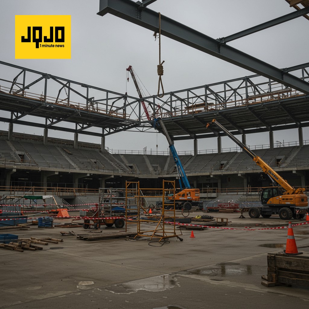 Noose Halts Titans Stadium Construction