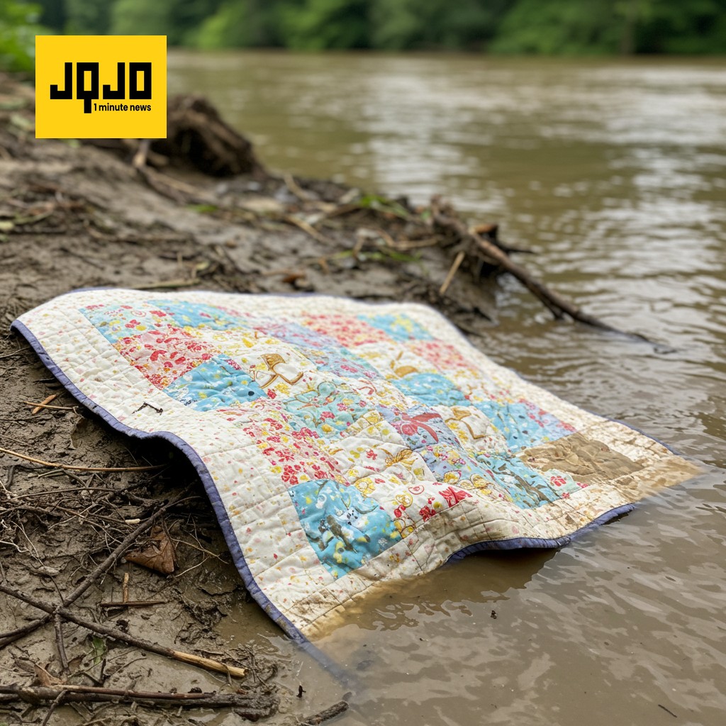 Firefighter Reunite Baby Quilt After Texas Floods
