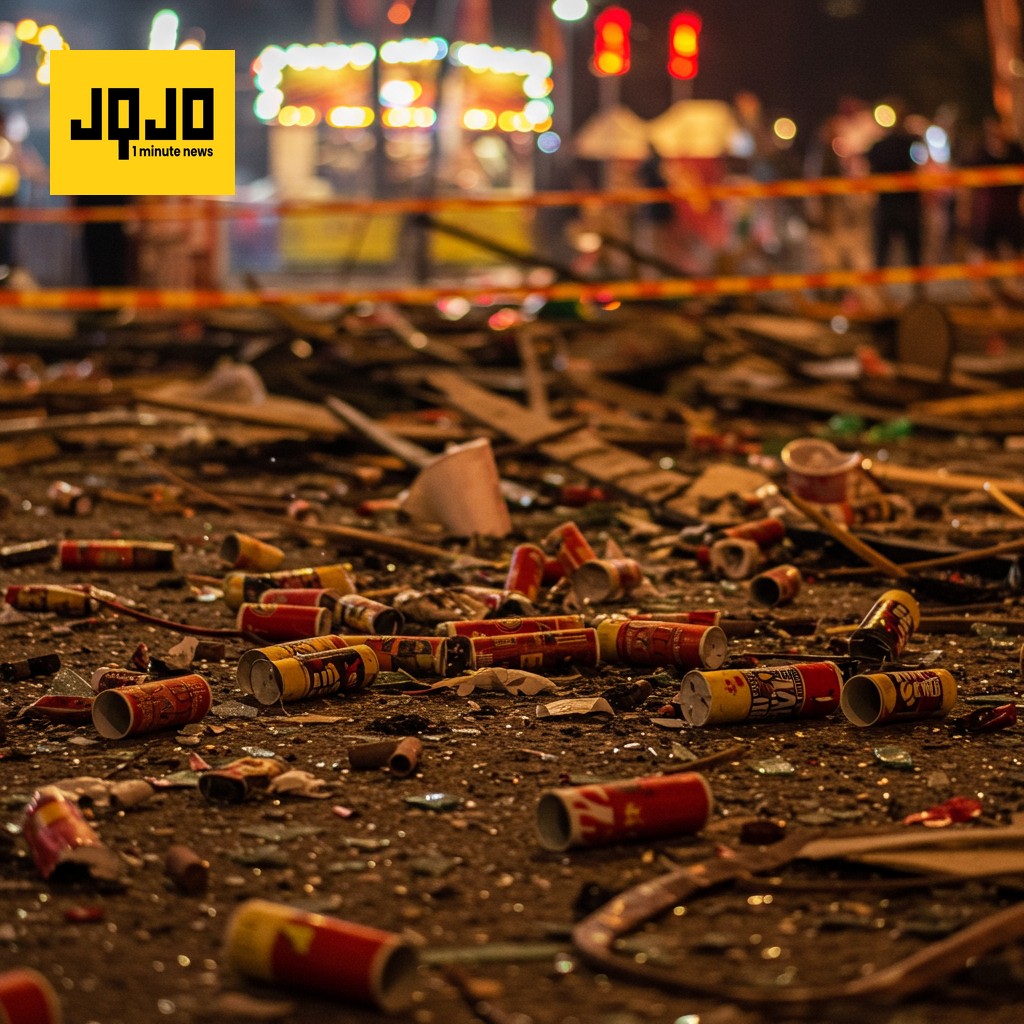 Düsseldorf Fireworks Malfunction Injures 19