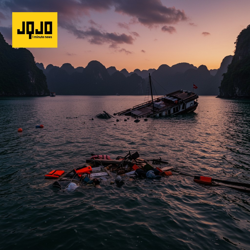 Naufragio en Bahía de Halong deja al menos 34 muertos