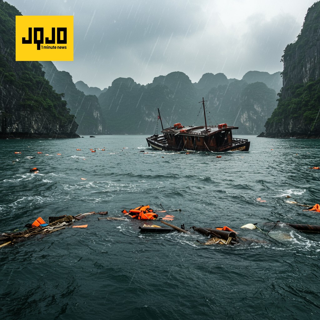 Tormenta causa naufragio en Bahía de Ha Long, dejando al menos 34 muertos