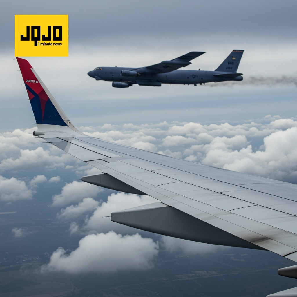 Vuelo de Delta evita colisión con bombardero B-52
