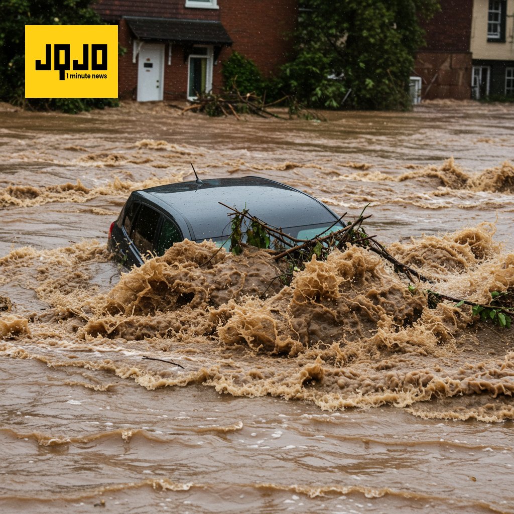 Record Flash Flood Inundates Maryland County