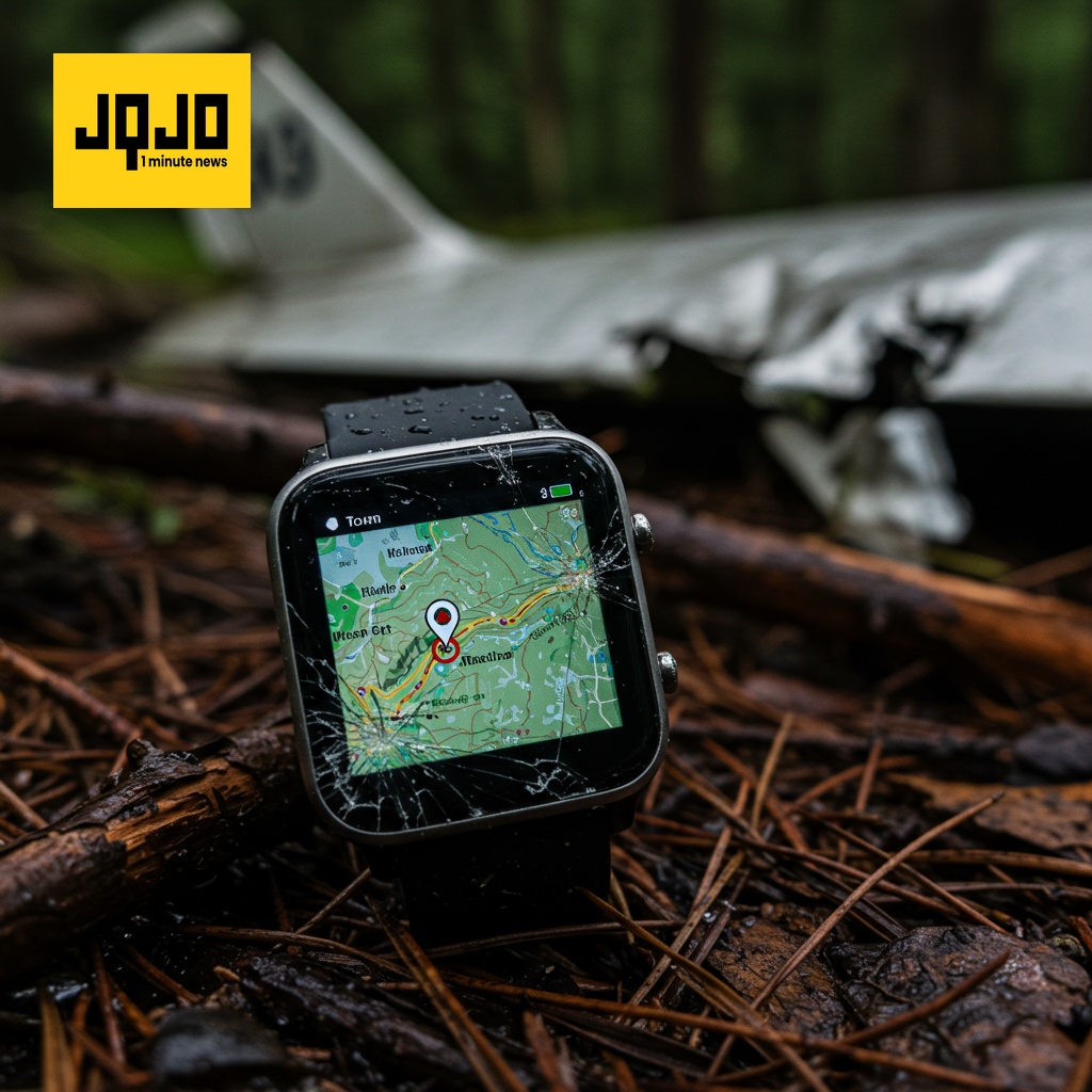 Une montre connectée guide les secours vers un avion écrasé