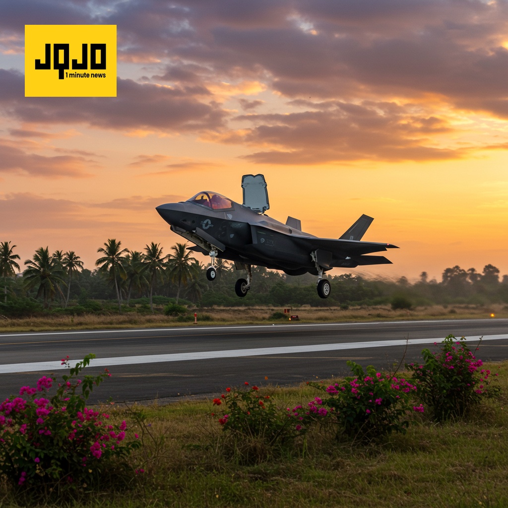 Avión de combate F-35 británico reanuda el vuelo tras reparación en la India