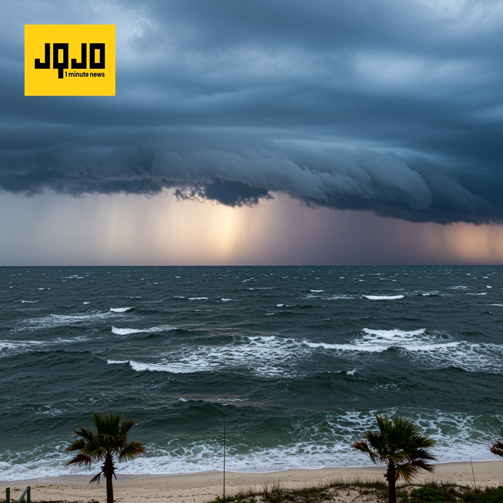 Tropical Downpours, Rip Currents Threaten Gulf Coast