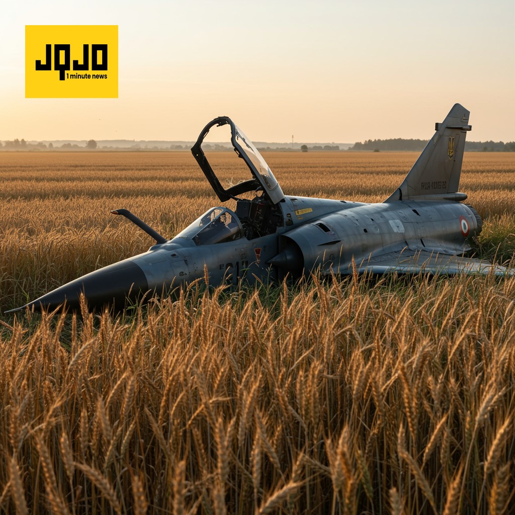 Caída de avión Mirage 2000 ucraniano por fallo mecánico