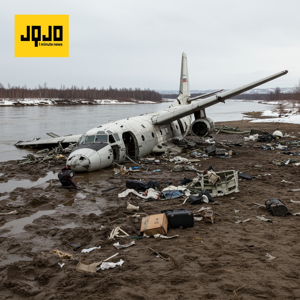 Avión Antonov An-24 se estrella en Rusia, mueren 49 personas