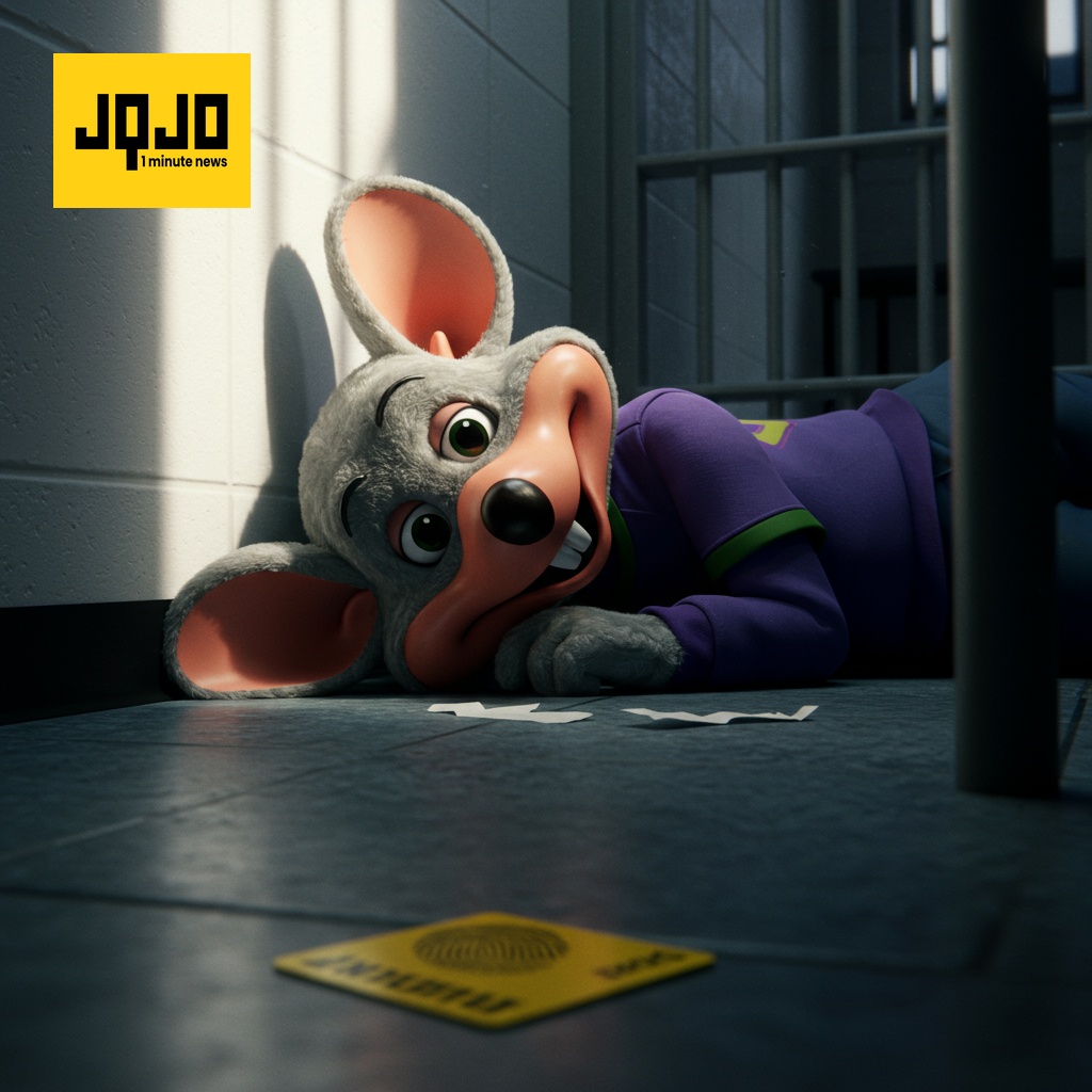 Florida Chuck E. Cheese Mascot Arrested for Theft