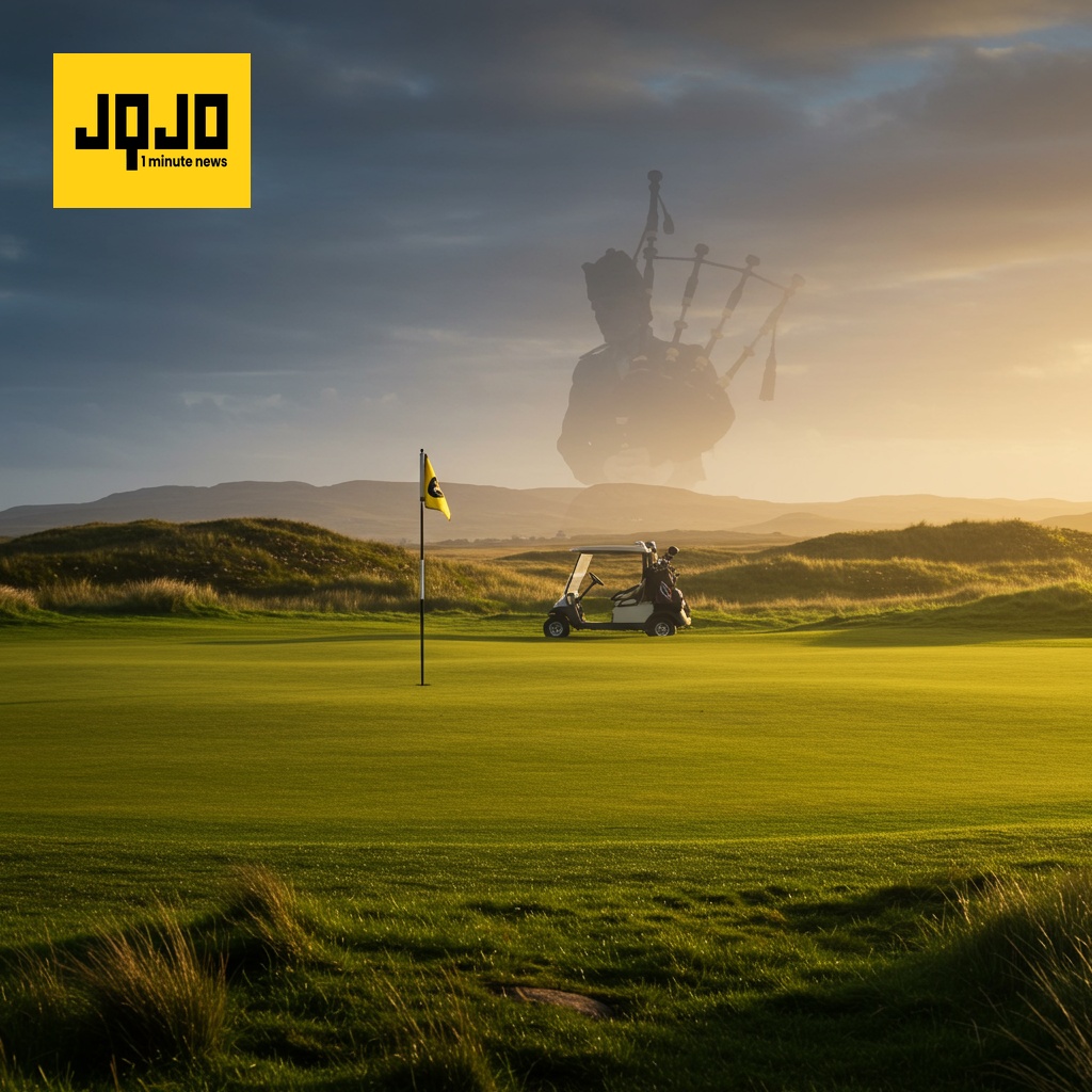 Trump's Golf Course Opening Marked by Bagpipe Silence