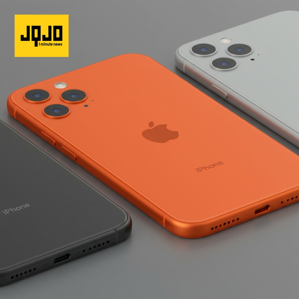 Couleurs potentielles des iPhone 17 révélées par des maquettes