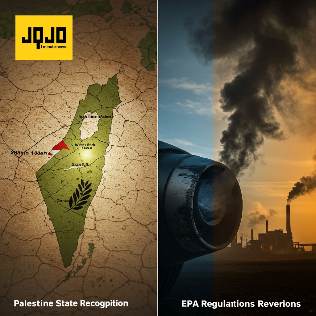 UK, France May Recognize Palestine; EPA to Roll Back Pollution Limits