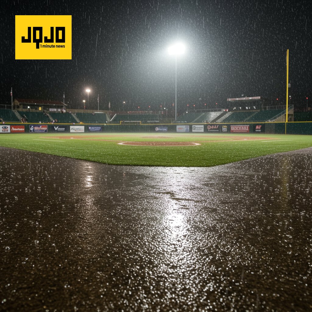 Match MLB retardé par la pluie à Bristol