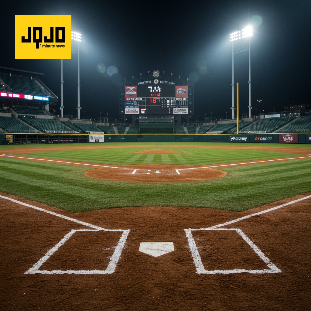 Match de baseball interrompu par la pluie à Bristol