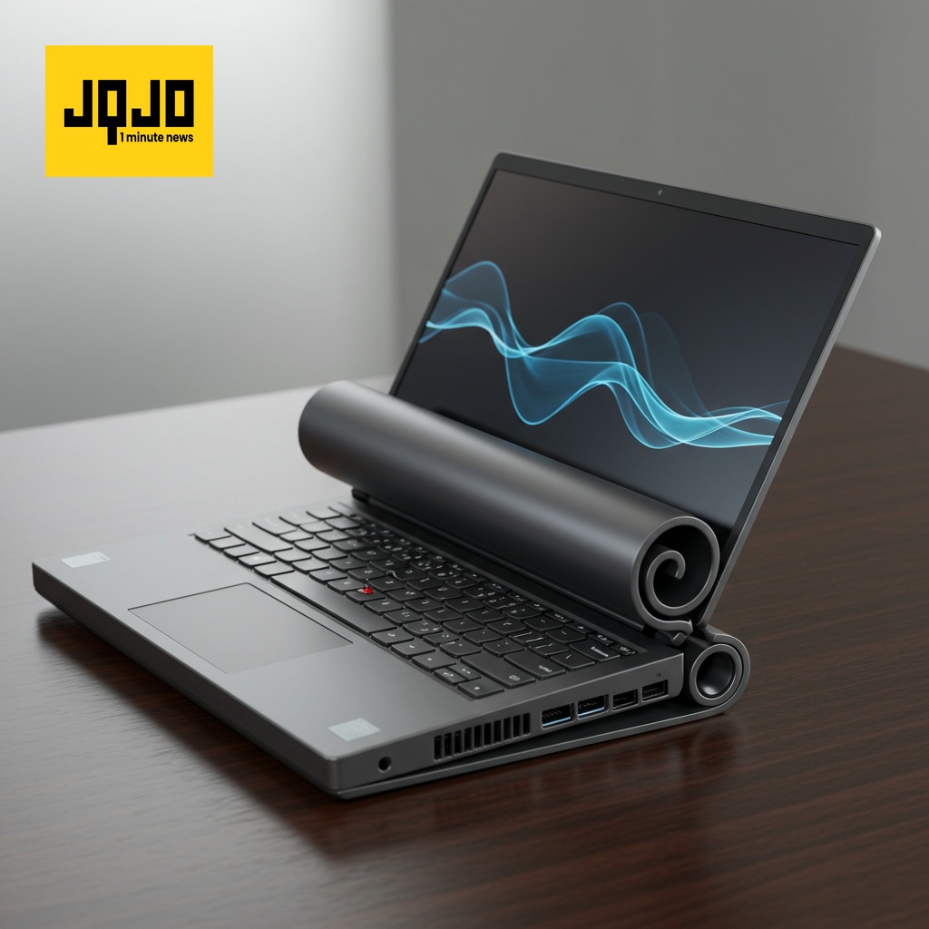 L'écran enroulable du Lenovo ThinkBook Plus Gen 6 surprend par sa qualité