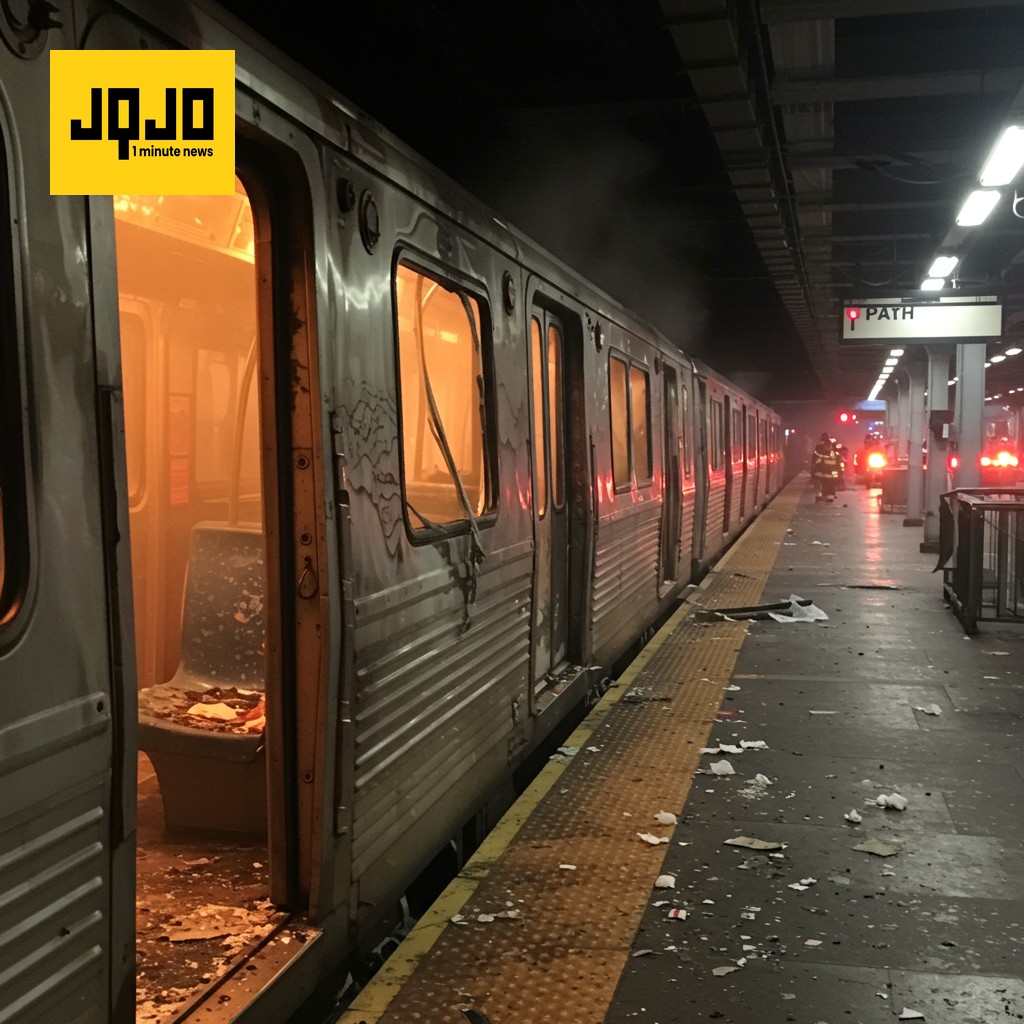 PATH Train Fire Injures 13, Disrupts Commute
