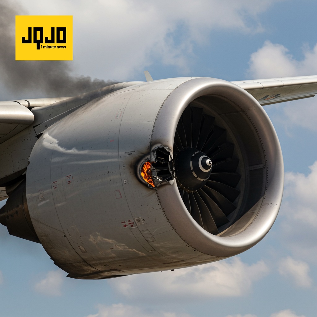 Emergencia en vuelo de United por falla de motor