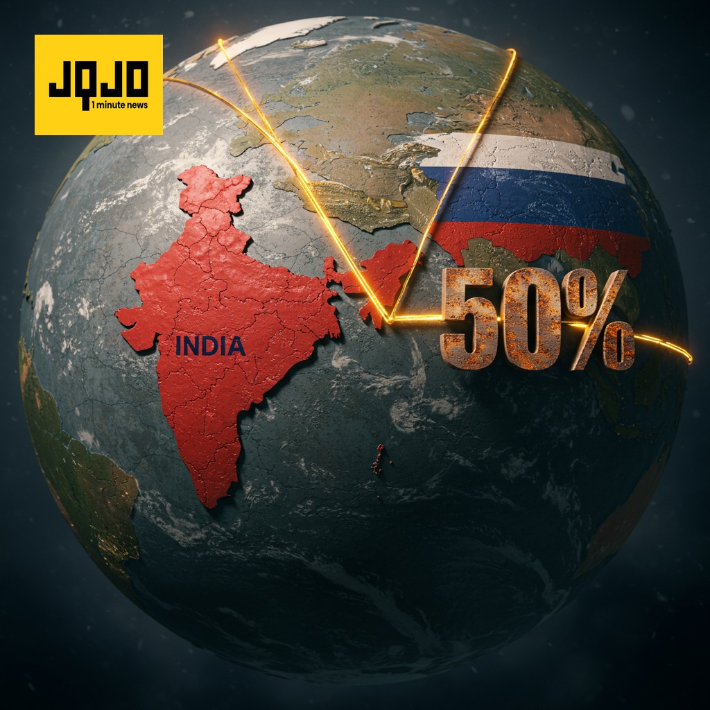 ट्रम्प ने भारत पर 50% शुल्क लगाया