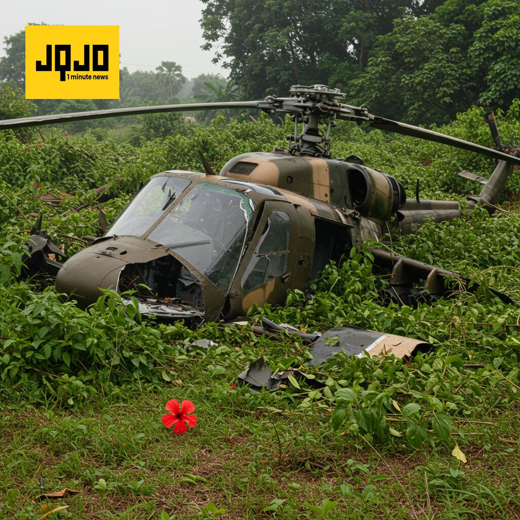 Accidente de helicóptero en Ghana mata a ocho, incluyendo a dos ministros