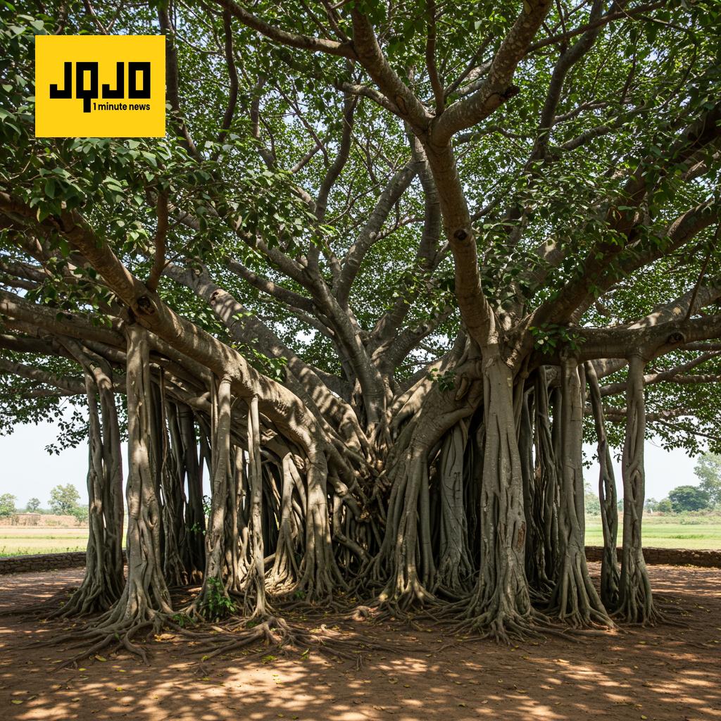 Árbol de Banyan: Centro de la Vida en Gujarat