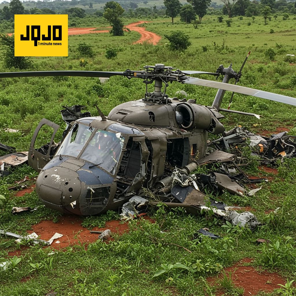 Helicóptero militar se estrella en Ghana, matando a ocho