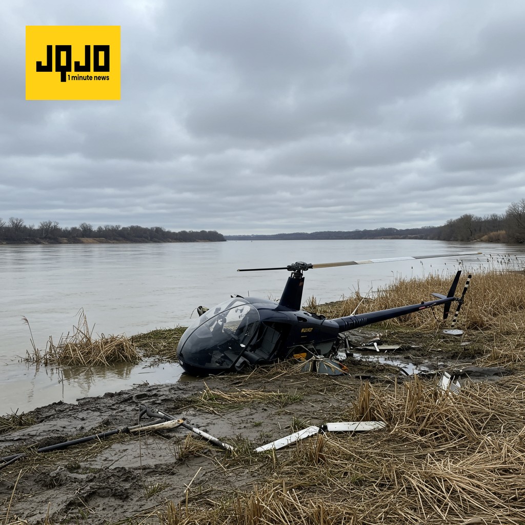 Helicopter Crash Claims Two Lives Above Mississippi River