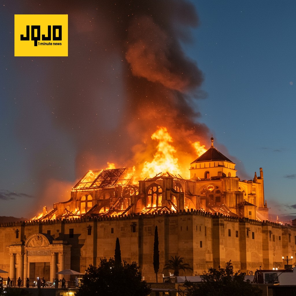 Córdoba Mosque Fire: Blaze Quickly Contained