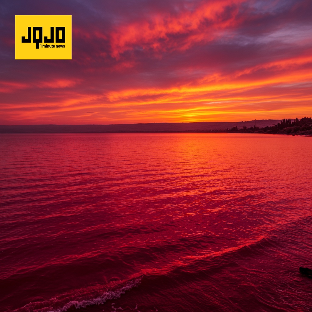 Sea of Galilee Turns Red: Algae, Not Apocalypse