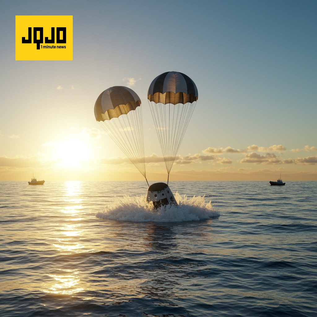 خلا بازوں کا عملہ 10 آج زمین پر واپس