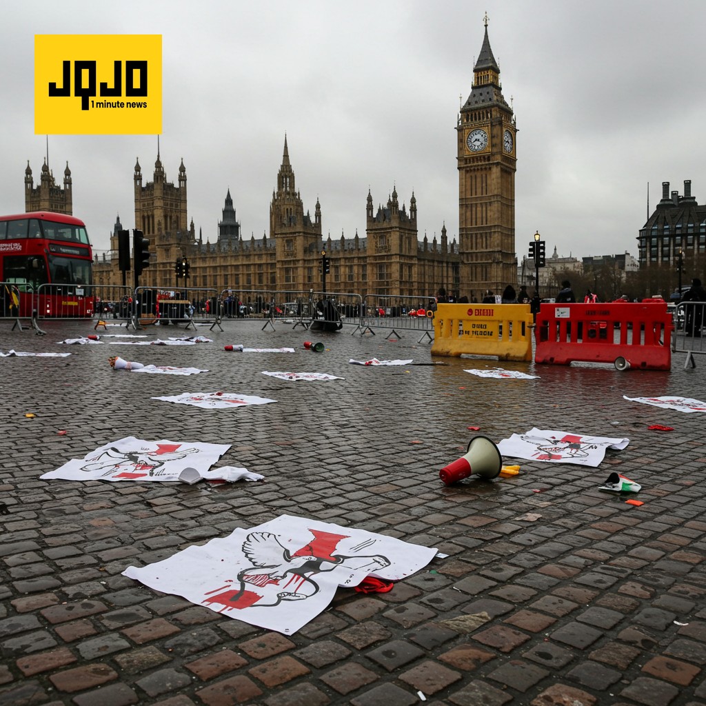 50+ Arrested at Palestine Action Protest in London