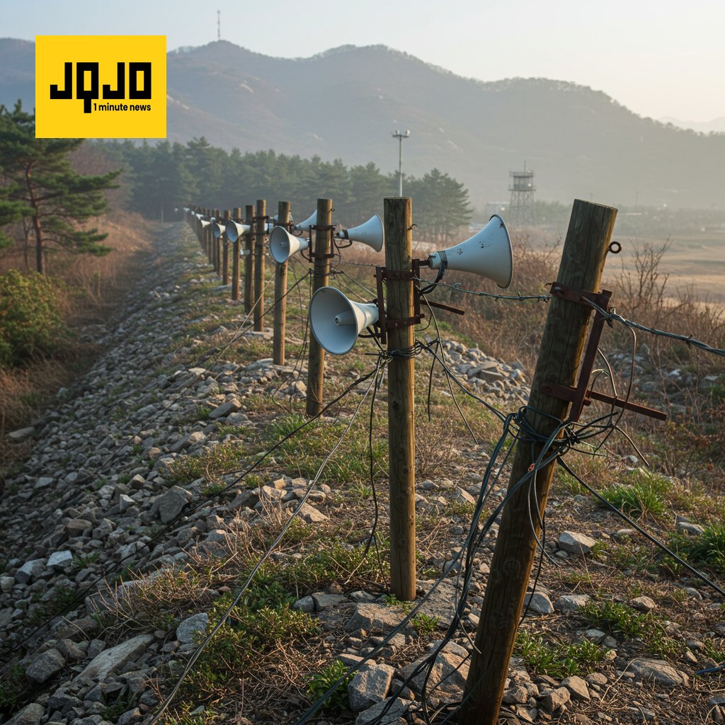 Corea del Norte retira altavoces de propaganda en la frontera