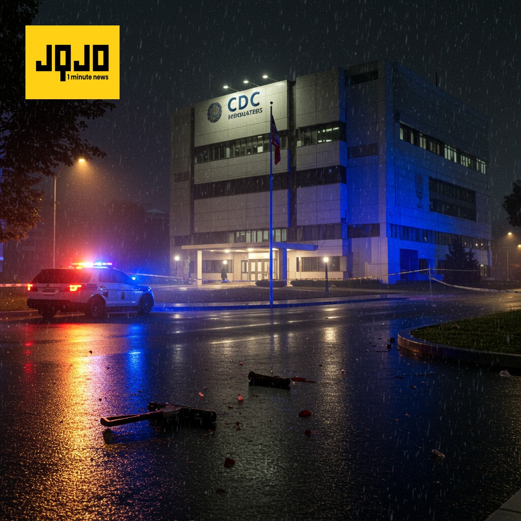 CDC Headquarters Attack: Gunman Kills Officer, Vaccine Motive Suspected
