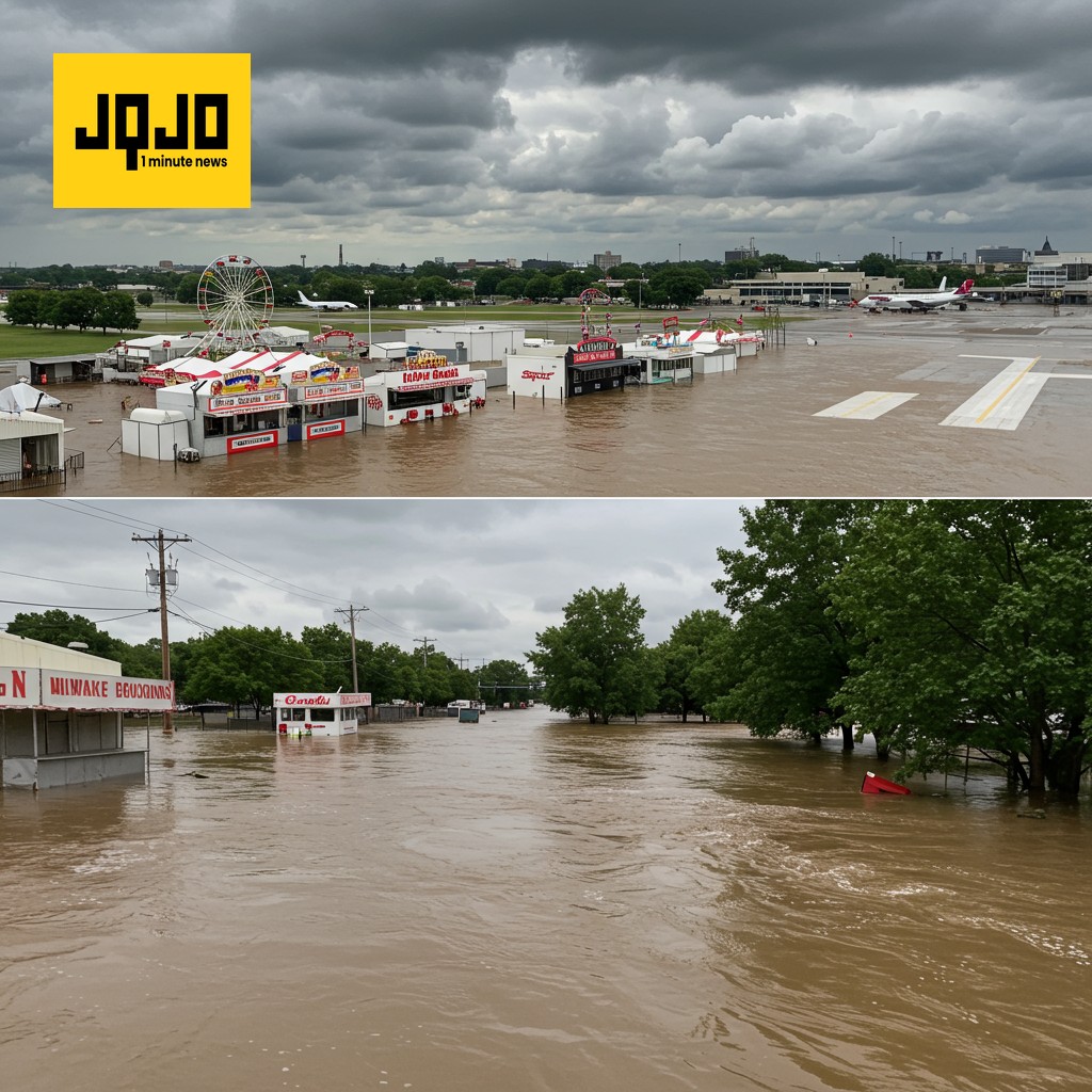 Milwaukee Hit by Record Rainfall, Severe Flooding