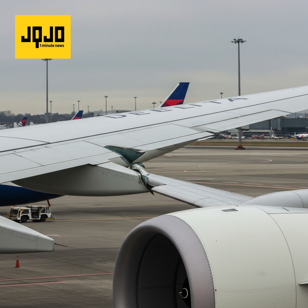 Colisión de aviones Delta retrasa vuelo a Guatemala