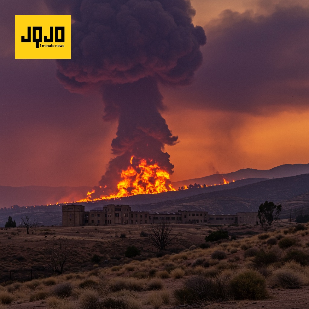 Wildfires Force Prison Evacuation, Threaten Communities