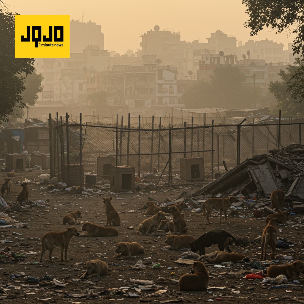 सर्वोच्च न्यायालय का आदेश: दिल्ली में आवारा कुत्तों को आश्रय स्थलों में भेजें