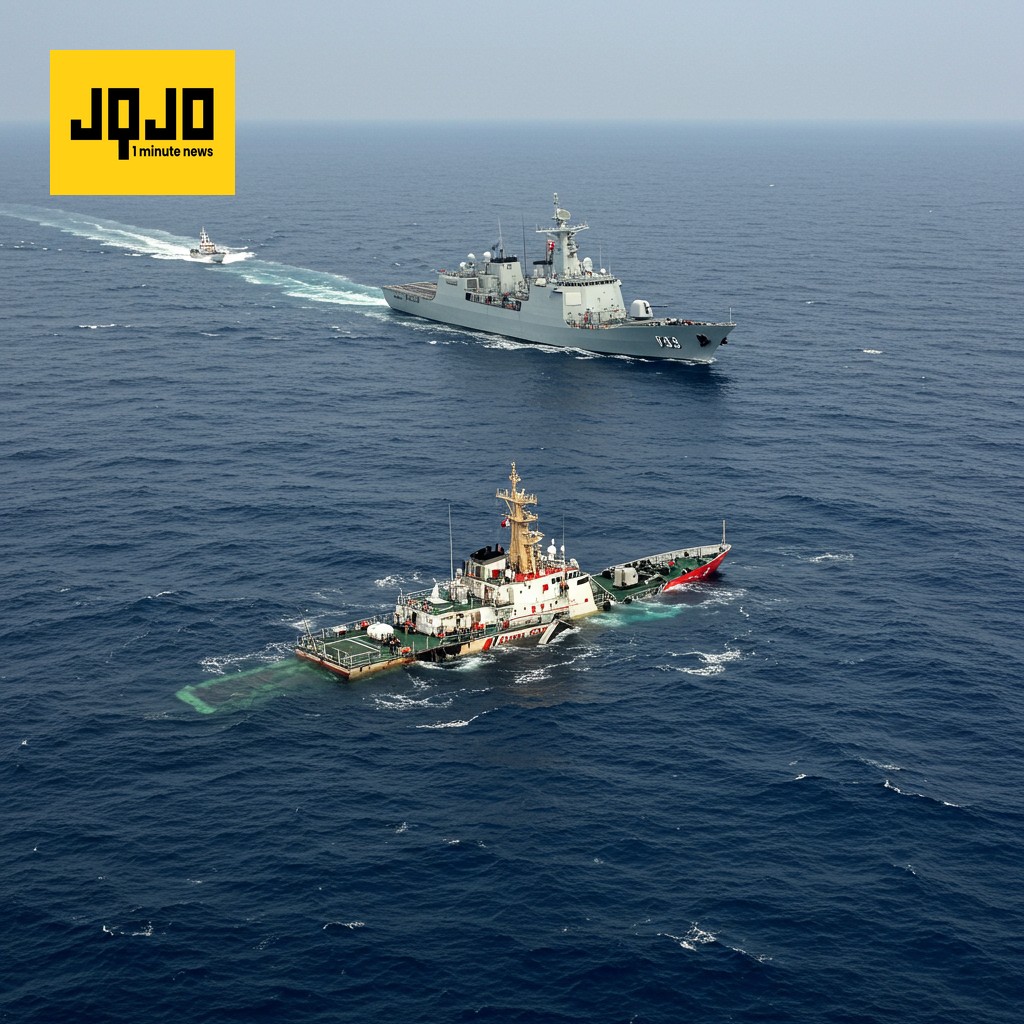 Colisión entre barcos chinos y filipinos en el Mar del Sur de China