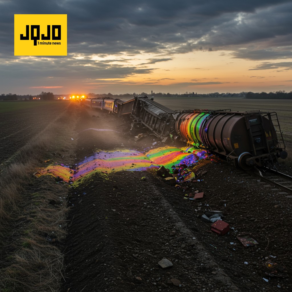 Hazardous Materials Train Derails in Palo Pinto
