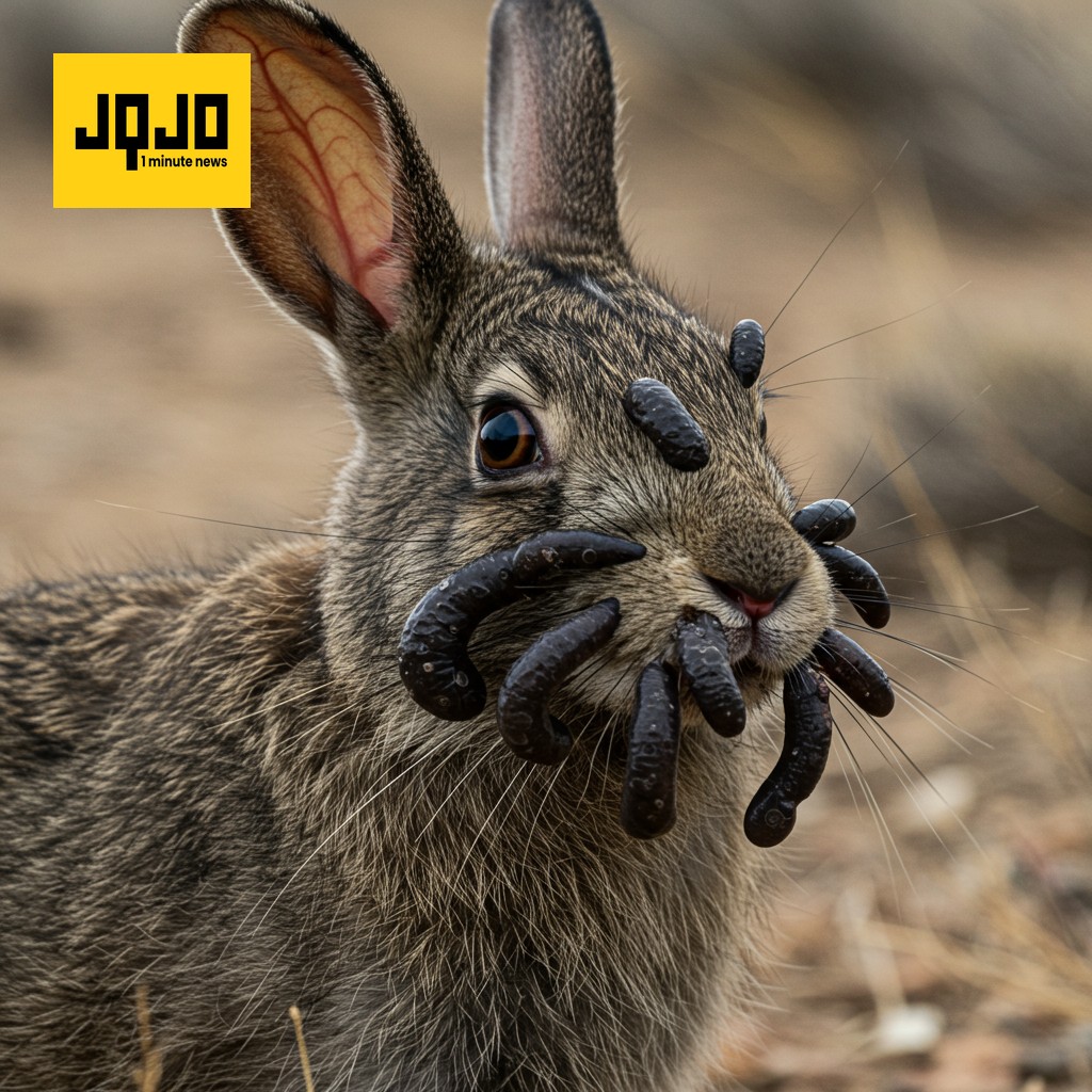 Experts issue warning as infected 'Frankenstein' rabbits with 'tentacles' invade US