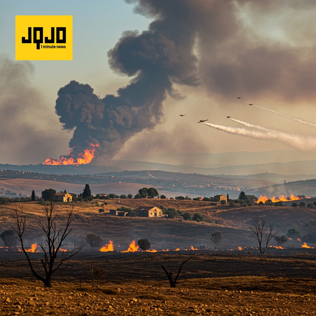 European Wildfires Cause Mass Displacement
