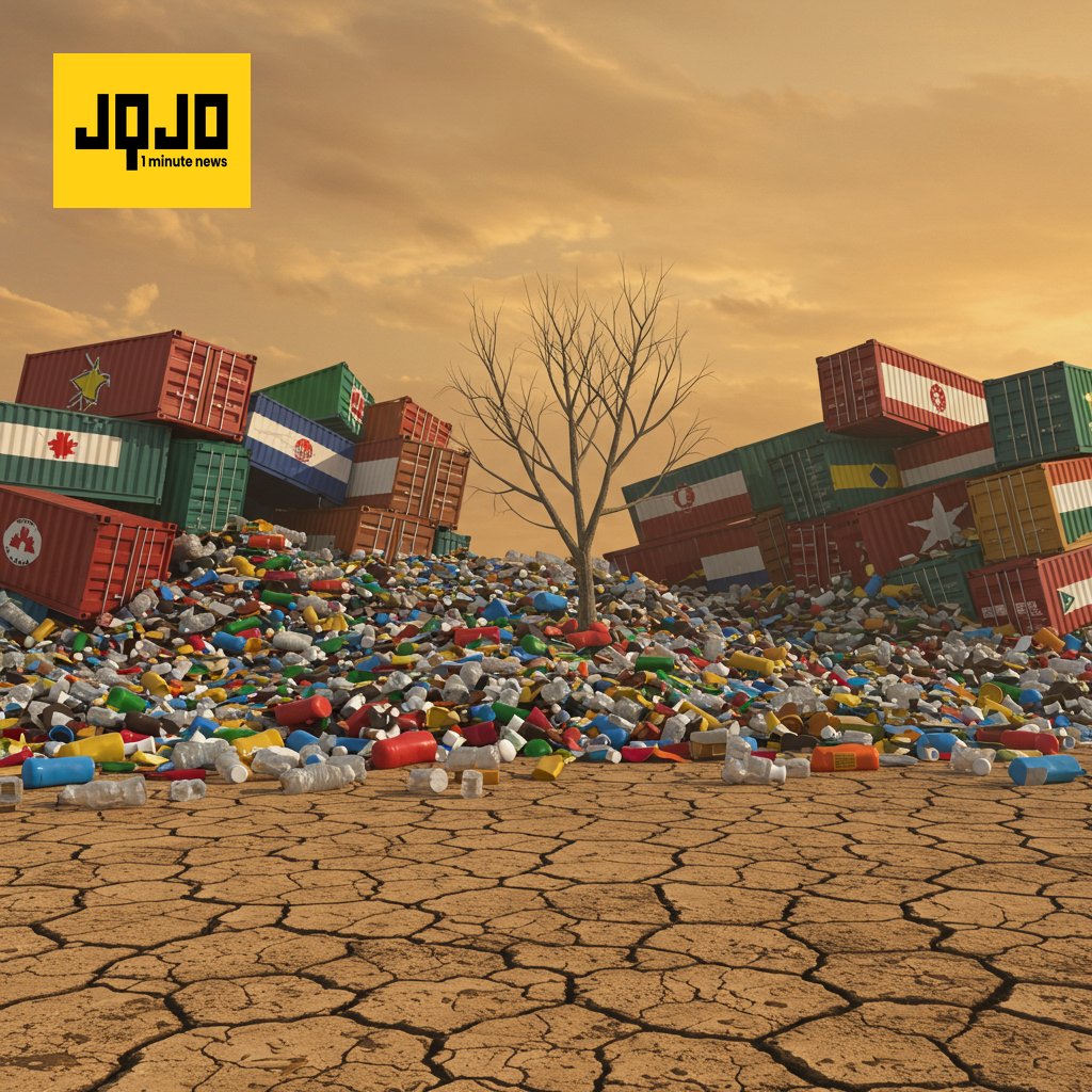 Countries deadlocked on plastic production and chemicals as talks on a global treaty draw to a close