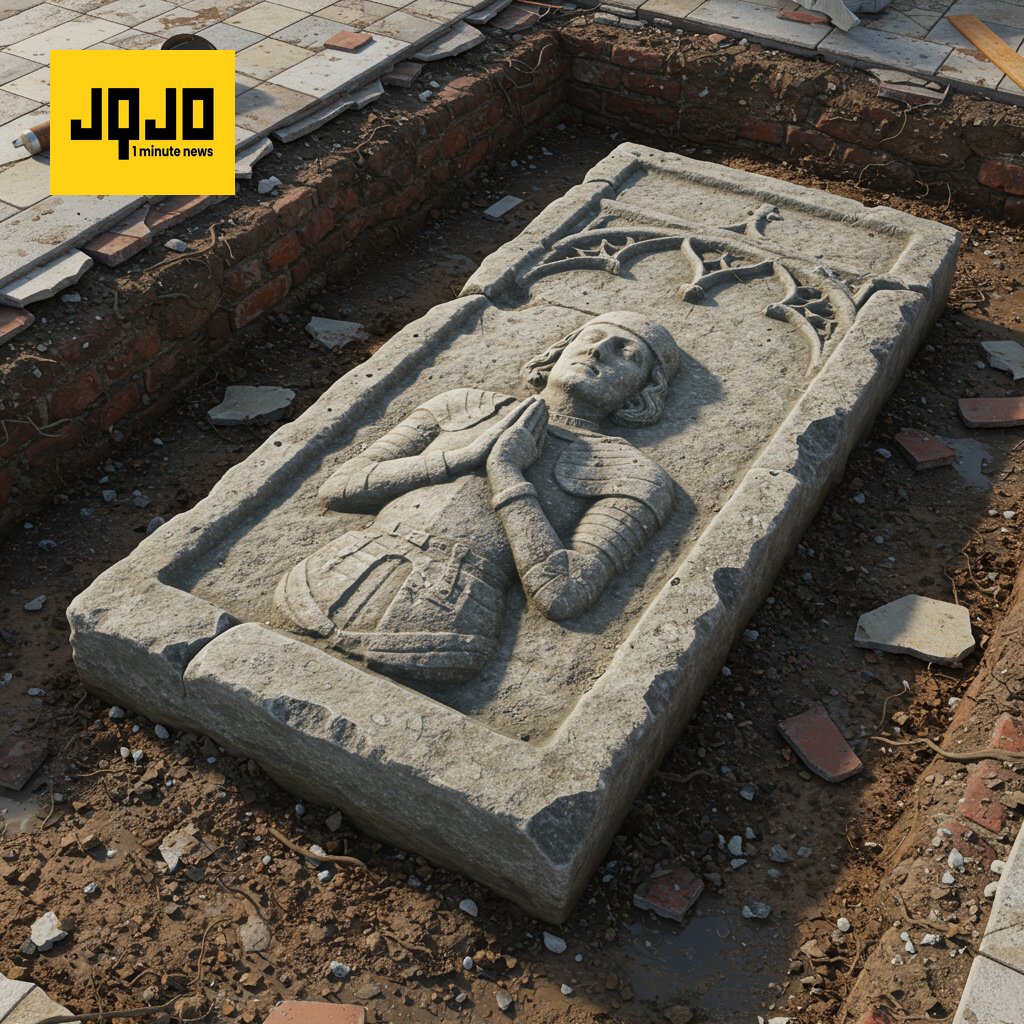 Medieval Knight's Tomb Found Under Ice Cream Shop