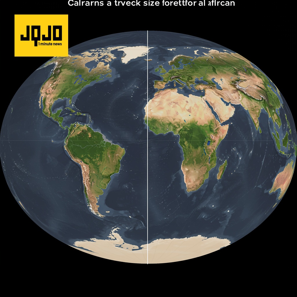 La Unión Africana apoya la sustitución del mapa de Mercator por uno más preciso