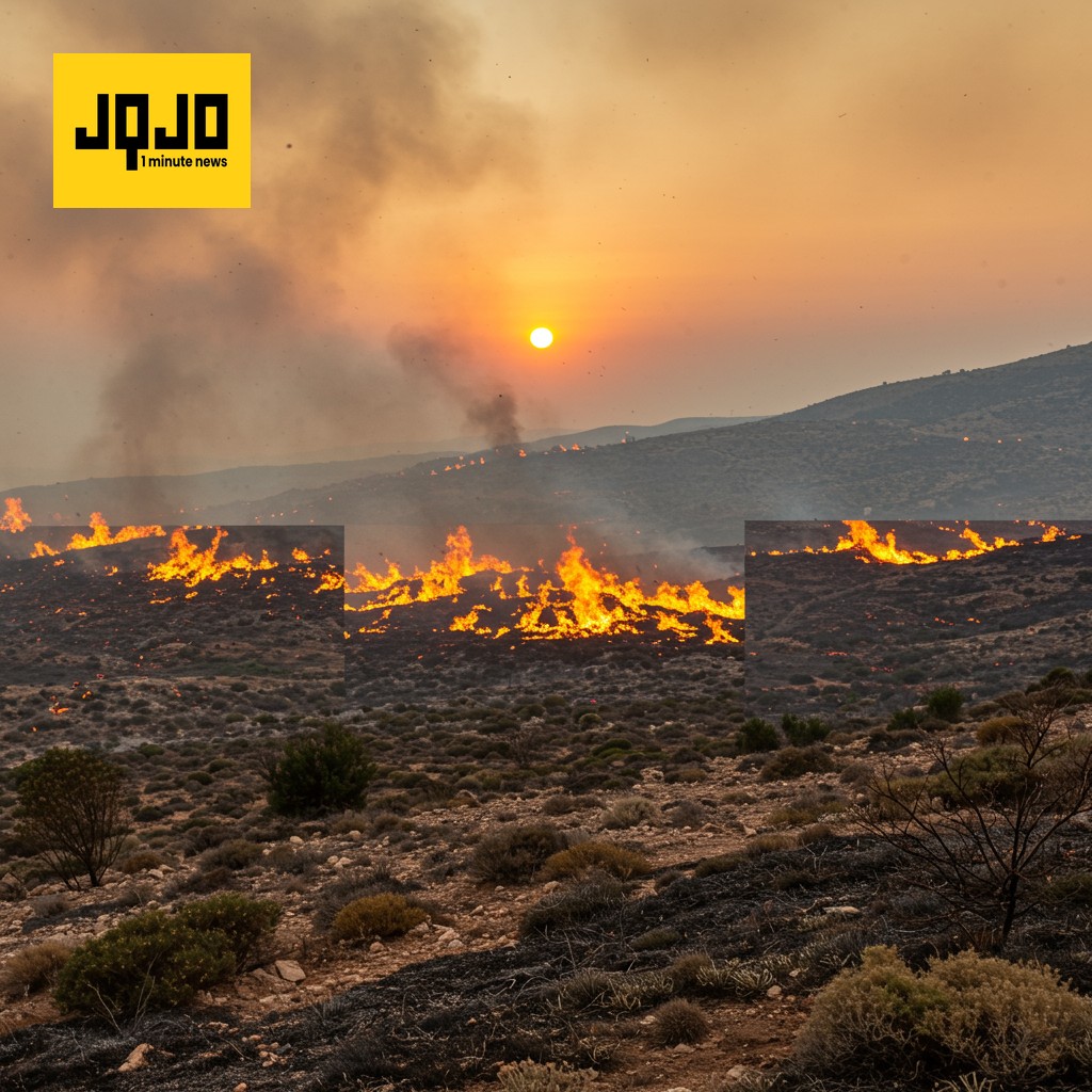 Spain, Portugal, and Greece battle wildfires